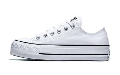 Converse All Star Platform Low White