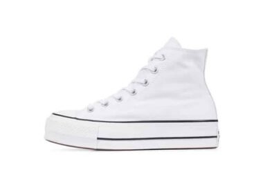 Converse All Star Platform High White