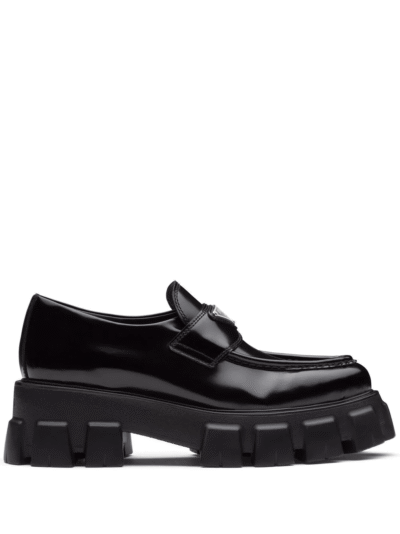 Prada Monolith Loafers | Black