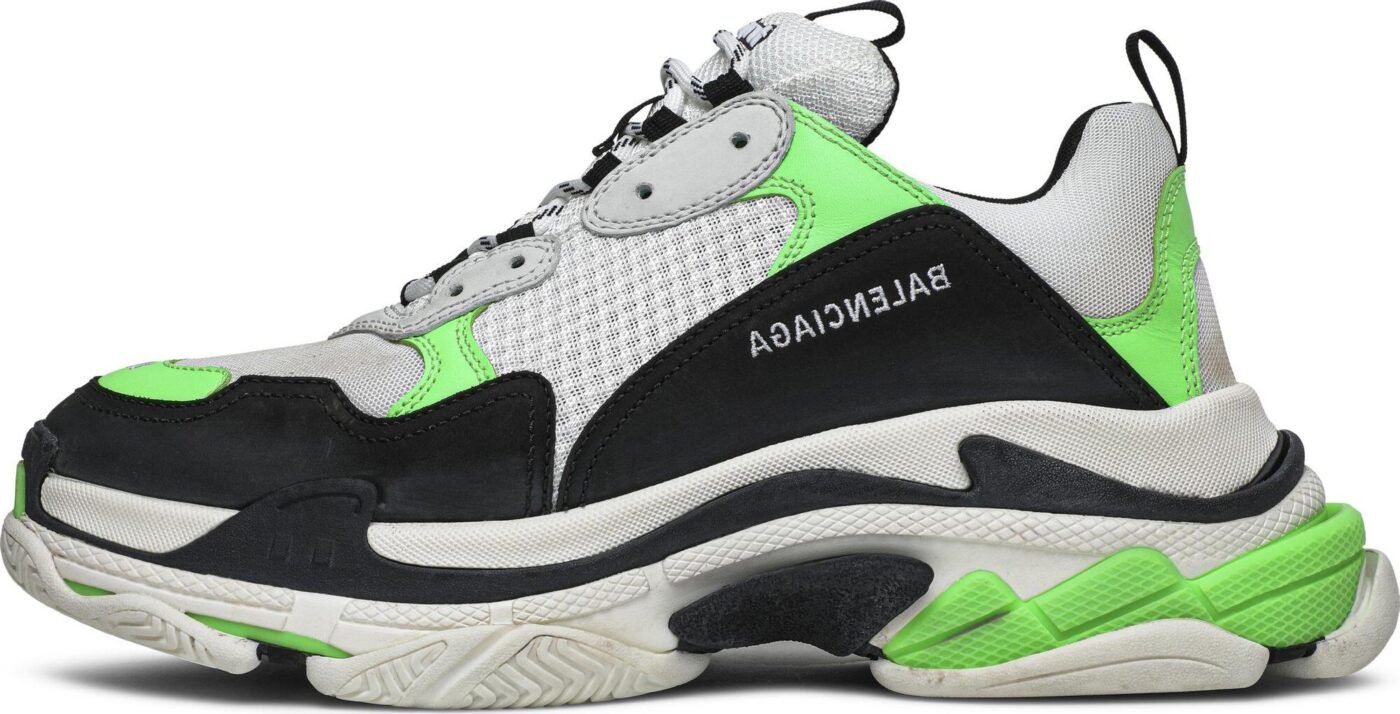 Balenciaga Triple S Sneaker ‘White Green Fluo’