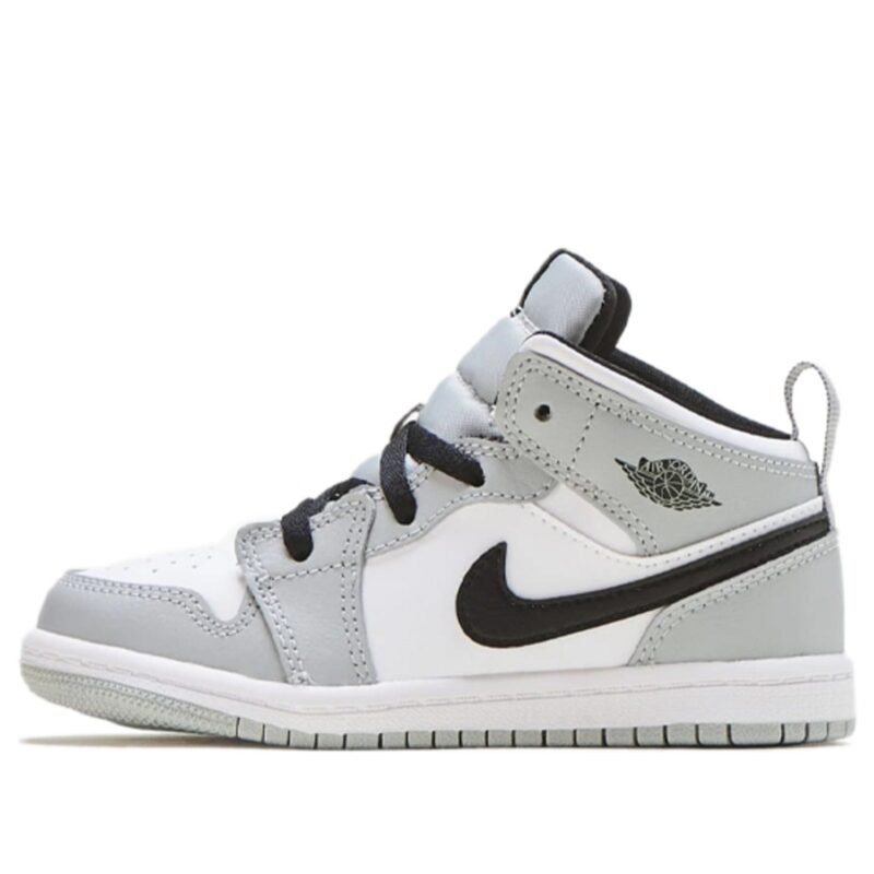 Air Jordan 1 Mid Kids Light Smoke Grey