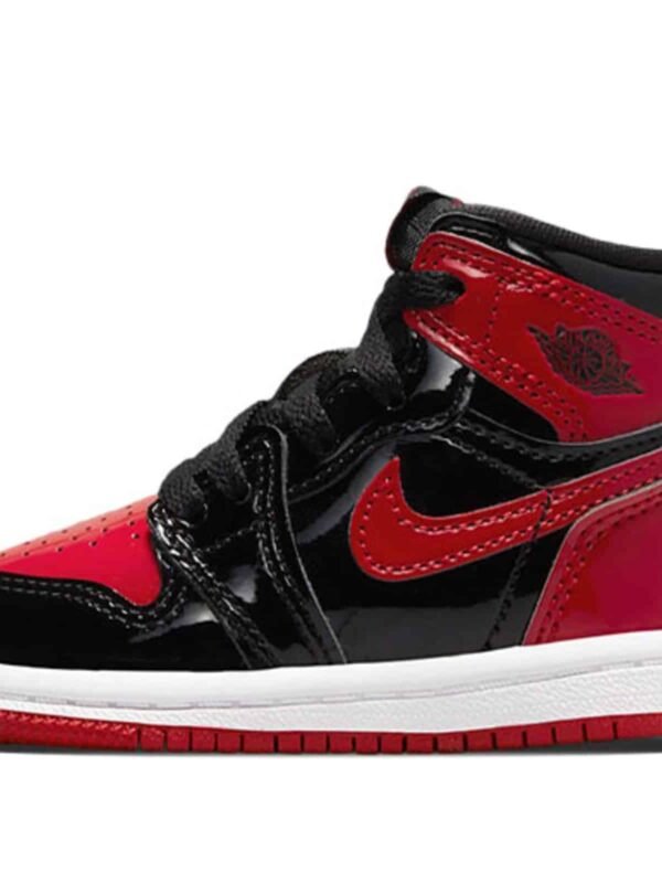 Air Jordan 1 High Kids Patent Red