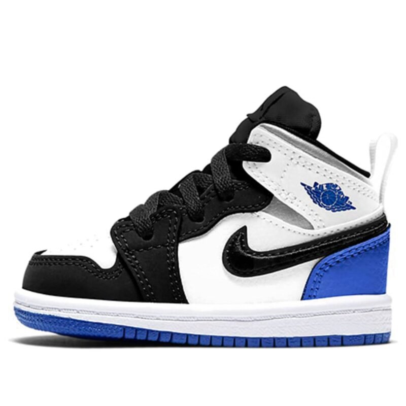 Air Jordan 1 Mid Kids Royal Black Toe