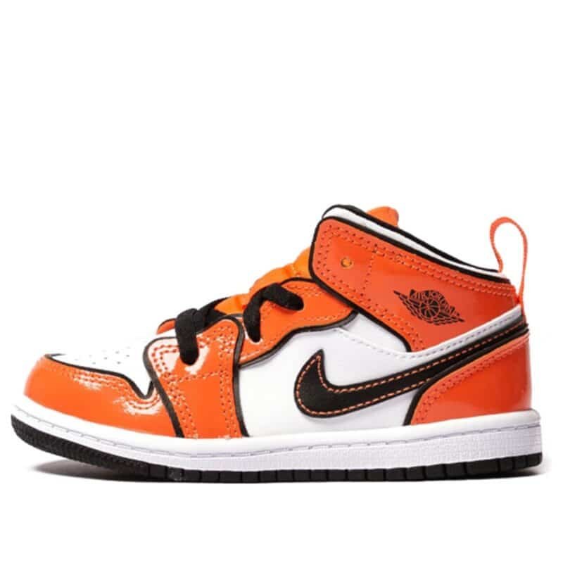 Air Jordan 1 Mid Kids Turf Orange