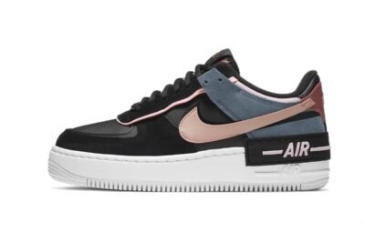 Nike Air Force 1 Shadow Black Metallic