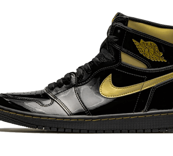 Air Jordan 1 High Black Metallic Gold