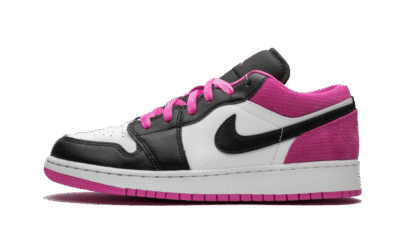 Air Jordan 1 Low Black Active Fuchsia