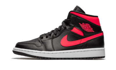 Air Jordan 1 Mid Black Siren Red