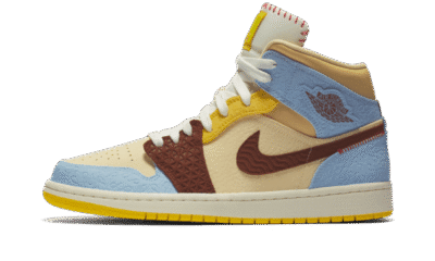 Air Jordan 1 Mid Fearless Maison Château Rouge