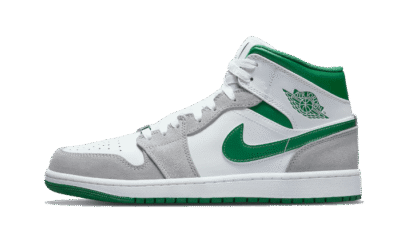 Air Jordan 1 Mid Grey Green