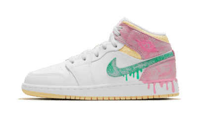 Air Jordan 1 Mid Paint Drip