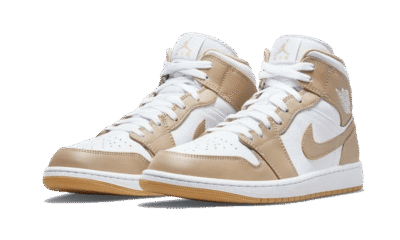 Air Jordan 1 Mid Tan Gum