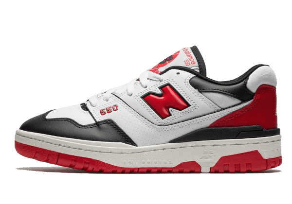 New Balance 550 White Red Black