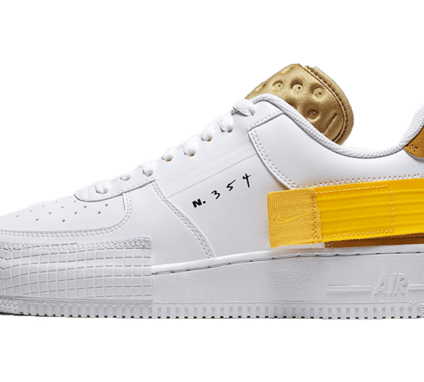 Air Force 1 Low Drop Type White Gold Yellow