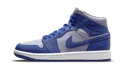 Air Jordan 1 Mid Se Iron Purple Deep Royal