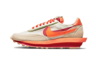 Ld Waffle Sacai Clot Net Orange Blaze