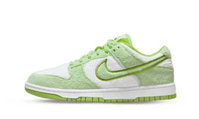 Dunk low se fleece green
