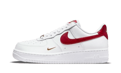 Nike Air Force 1 Low Essential Gym Red Mini Swoosh (W)