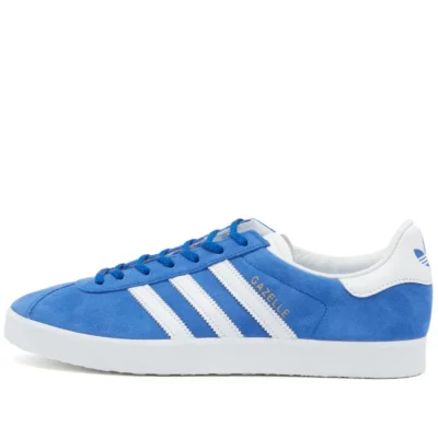 Adidas Gazelle 85 Blue, White & Gold