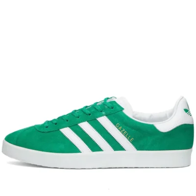 Adidas Gazelle 85 Green, White & Gold