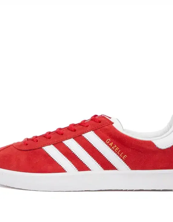Adidas Gazelle 85 Scarlet, White & Gold