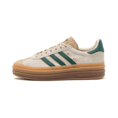 Adidas Gazelle Bold Magic Beige Collegiate Green
