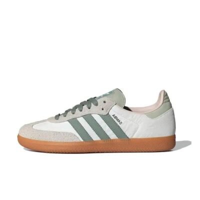 Adidas Samba OG White Silver Green