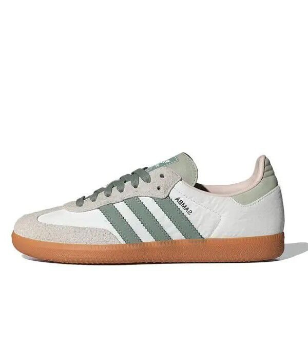 Adidas Samba OG White Silver Green