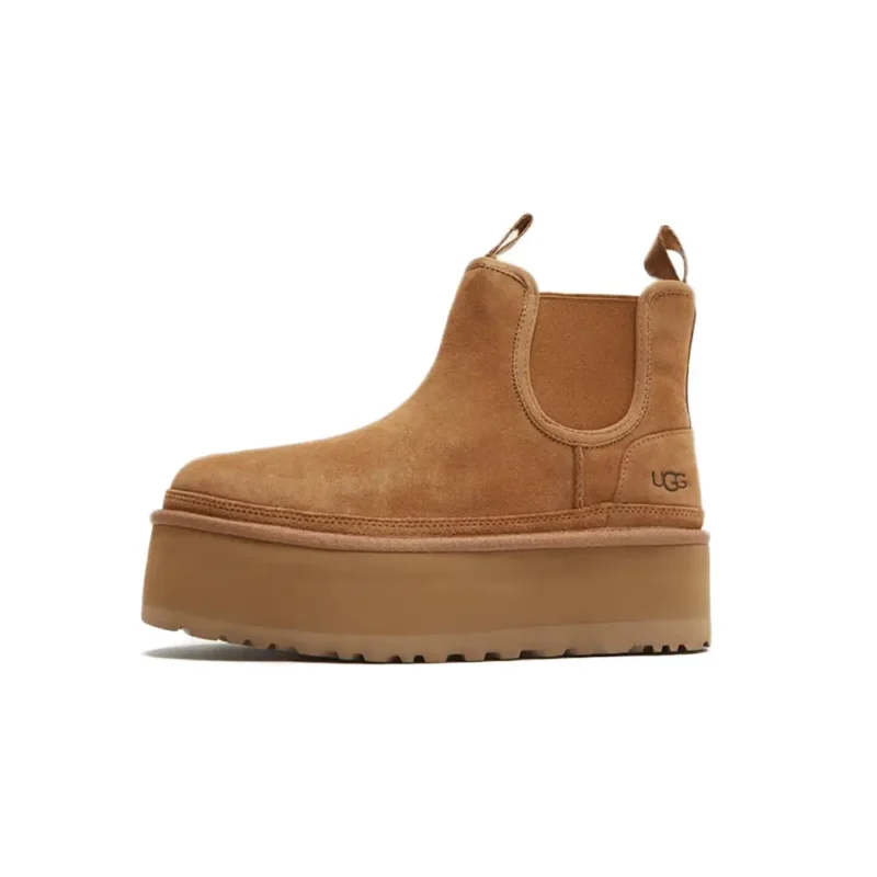 UGG Neumel Platform Chelsea Boot Chestnut